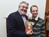 With a distinguished guest at David Daniels' home during a Toronto Public Library Foundation fundraising event - November 2013